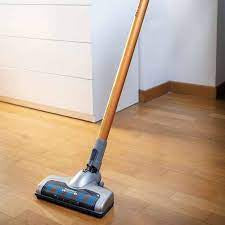 Cordless Electric Broom With Yellow Digital Motor 2 In 1 22.2 V