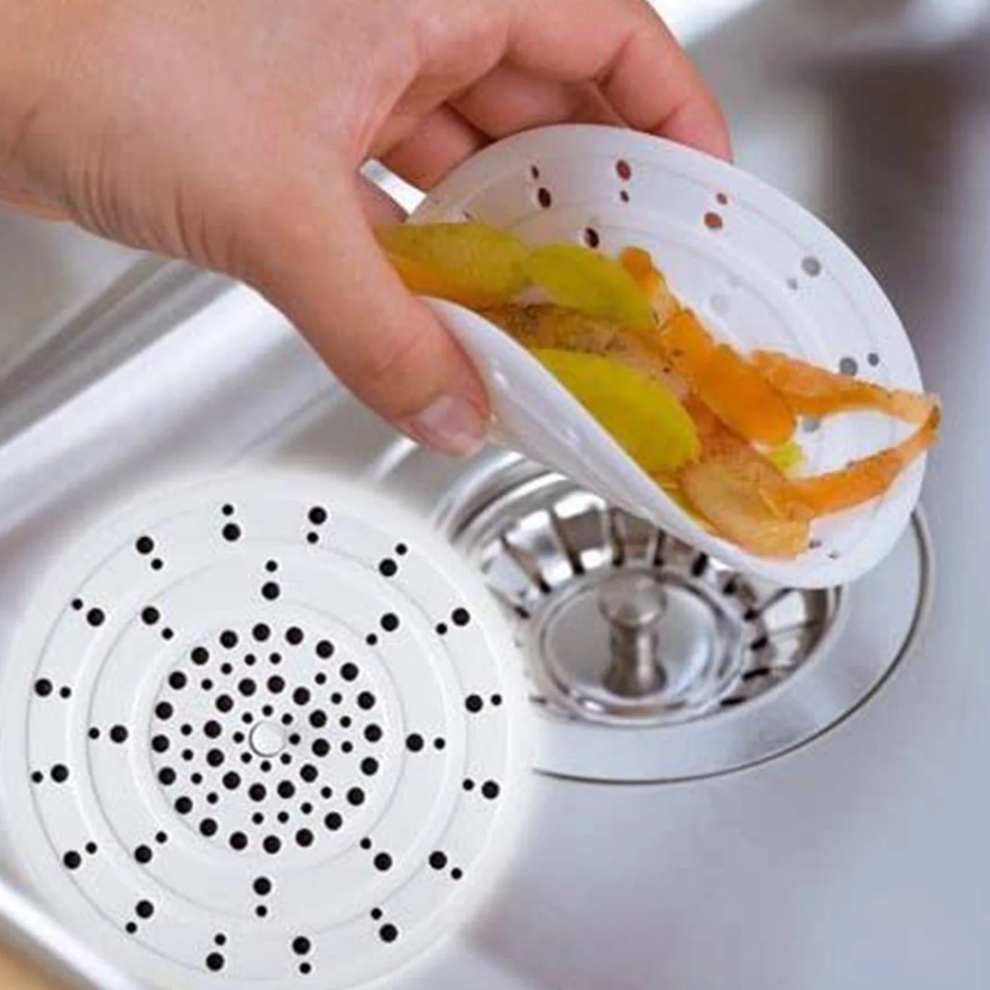 Silicone drain strainer, 1 piece, kitchen (By Wenko)