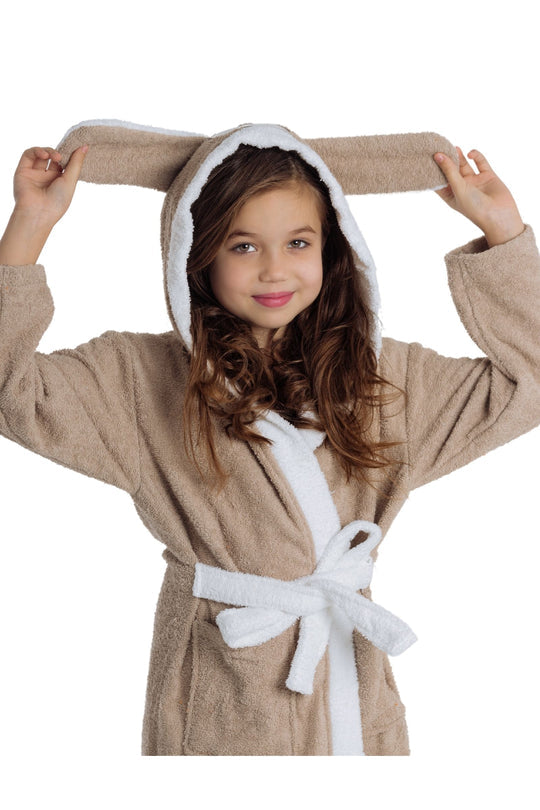 Brown Dog Bathrobe kids