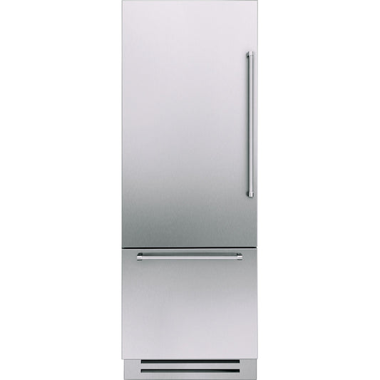 KitchenAid KCZCX 20750L Built-in Refrigerator 75cm Vertigo Stainless Steel Left 375L