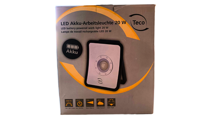 LED Battery-Powered Work Light 20 W TECO Germany