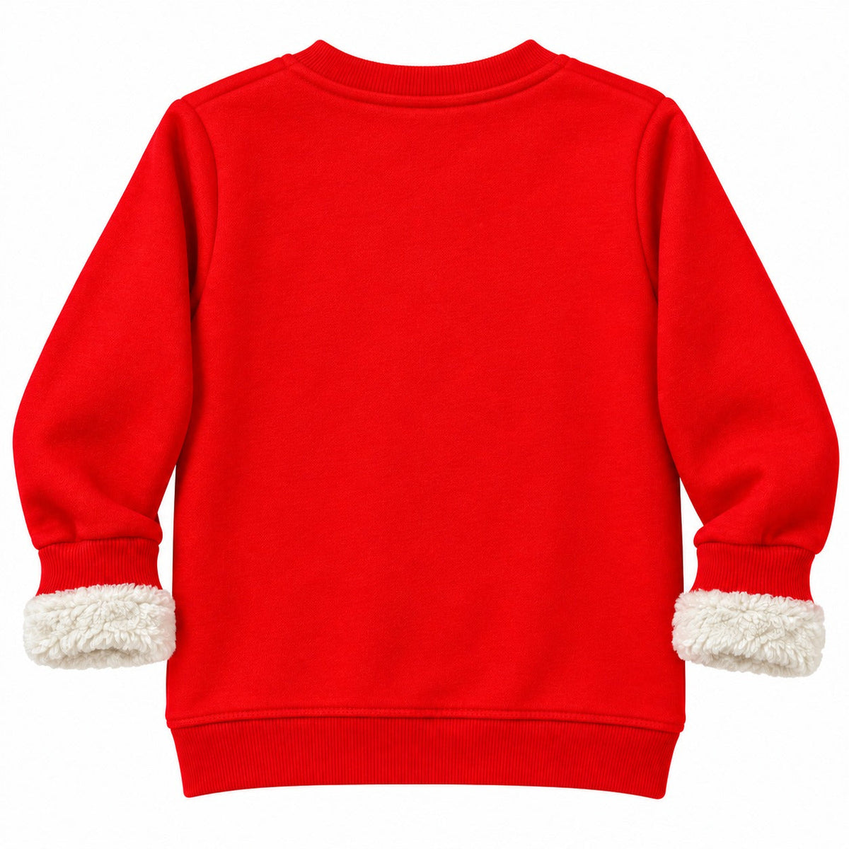 KIDS Christmas Fleece-Lined Dabbing Sweatshirt – Red