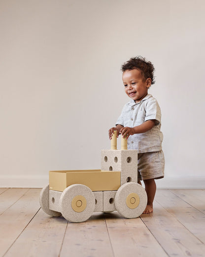 MODU 3-in-1 Baby Walker -Sand Grey / Honey Yellow