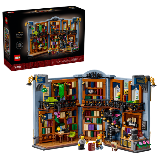 LEGO Icons Bookstore Book Nook 11379