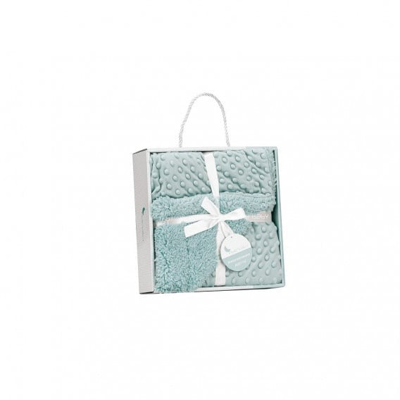 Bubble & Lamb Blanket Menta