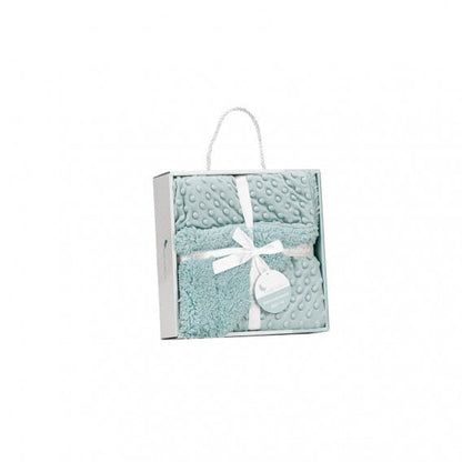 Bubble & Lamb Blanket Menta