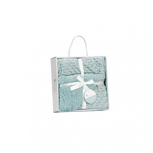 Bubble & Lamb Blanket Menta