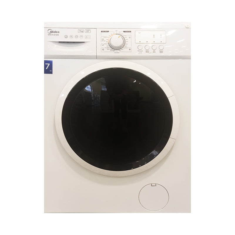 Midea MFE70-S1206 Front Load Washing Machine 7kg White