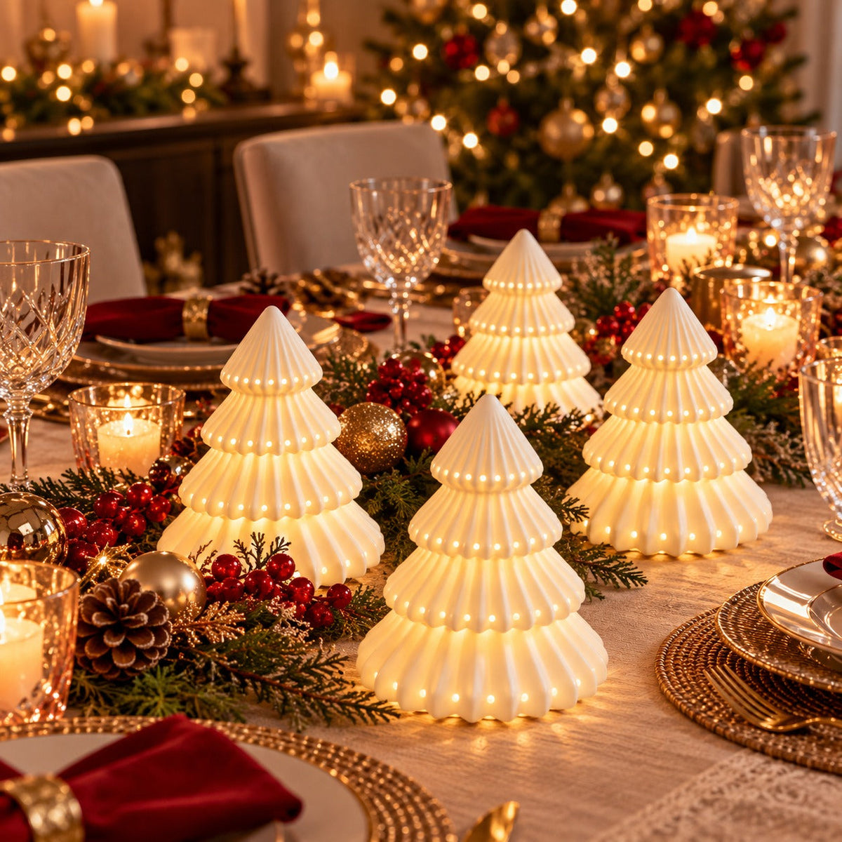 MICA Lavender Boudoire LED Christmas Tree – Warm White – 17 cm