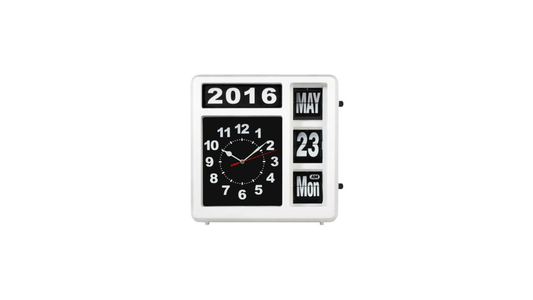 Wall & Table Clock by By-Boo - White
