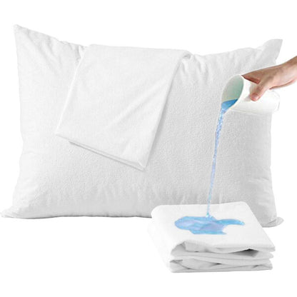 100% Cotton Towel Waterproof Pillow & Mattress Protectors (120x200 cm)