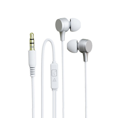 Earphones with Microphone and Control Button