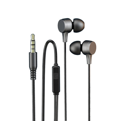 Earphones with Microphone and Control Button