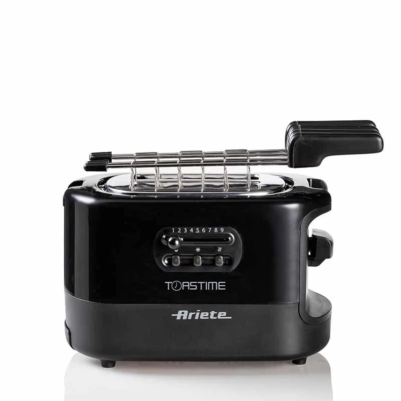 Ariete 159/02 Toastime With Pliers, Black,700w