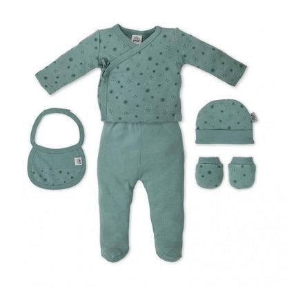 5 Piece Set - Shirt + Pants + Gloves + Socks - Goblins Green