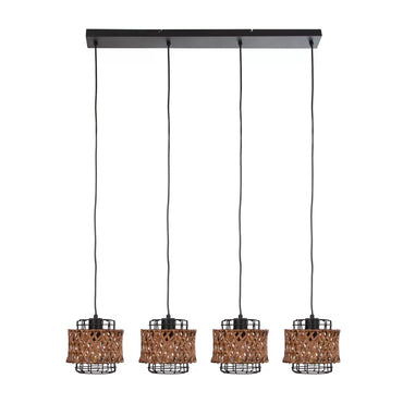 TOBI Pendant Wire Screen with Bamboo Braid by Nino-Germany