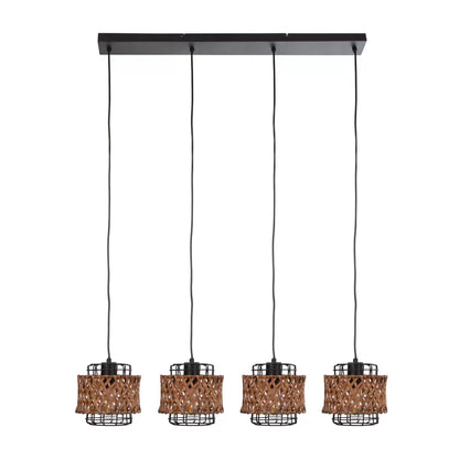 TOBI Pendant Wire Screen with Bamboo Braid by Nino-Germany