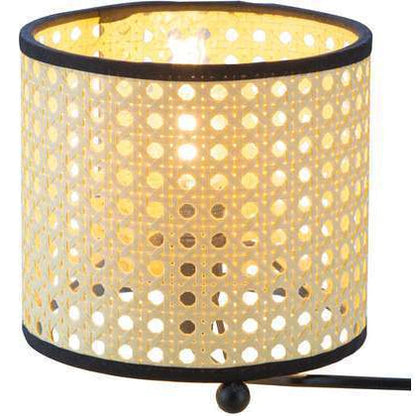 Nino Germany Vintage Rattan Weave Table Lamp
