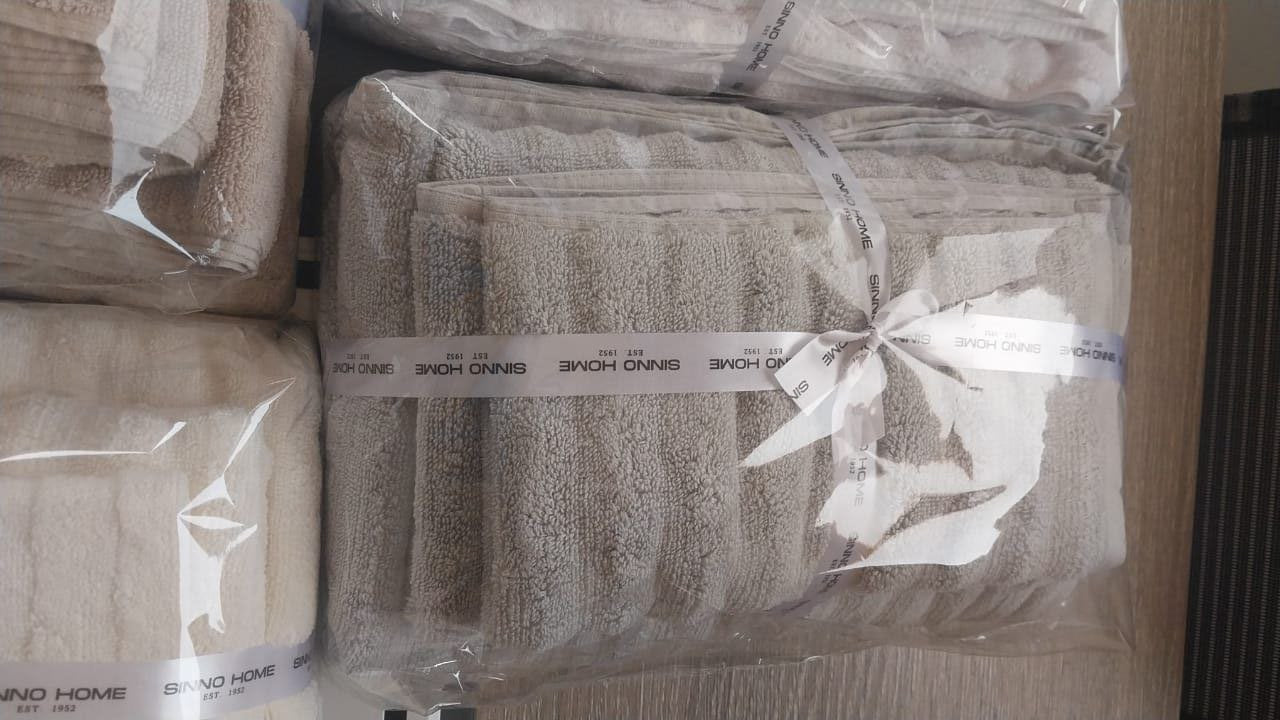 3 Pcs Egyptian Cotton Towel set 600gsm