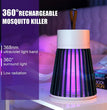 Rechargeable Electric Shock Mosquito Lamp