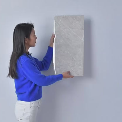 High Gloss Marble Effect PVC Wall Sticker Self Adhesive