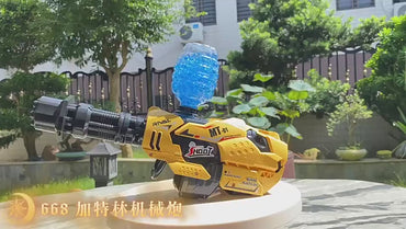 Electric Mechanical Gatling Small Water Balls Shooter with Small Balls