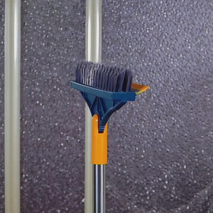 2 in 1 Floor Scrub Brush with Squeegee