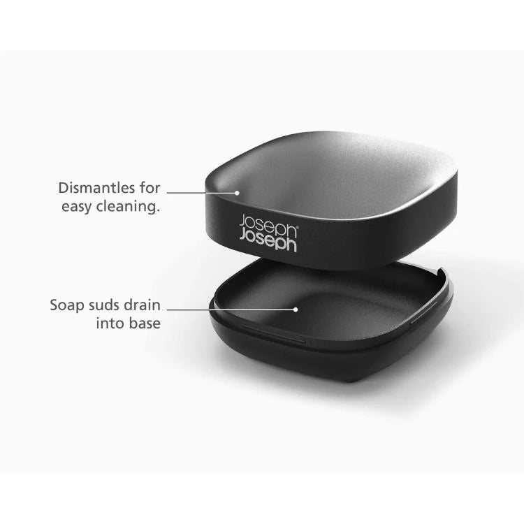 Slim Compact Soap Dish Black By Joseph Joseph