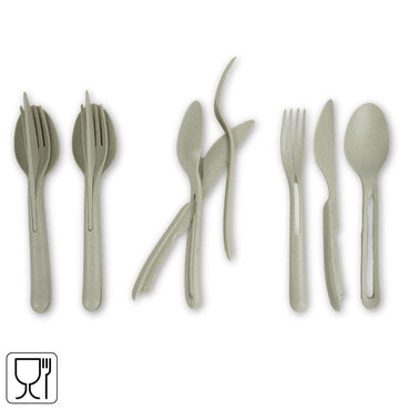 Koziol Klikk Sustainable Cutlery 12-Pieces Set