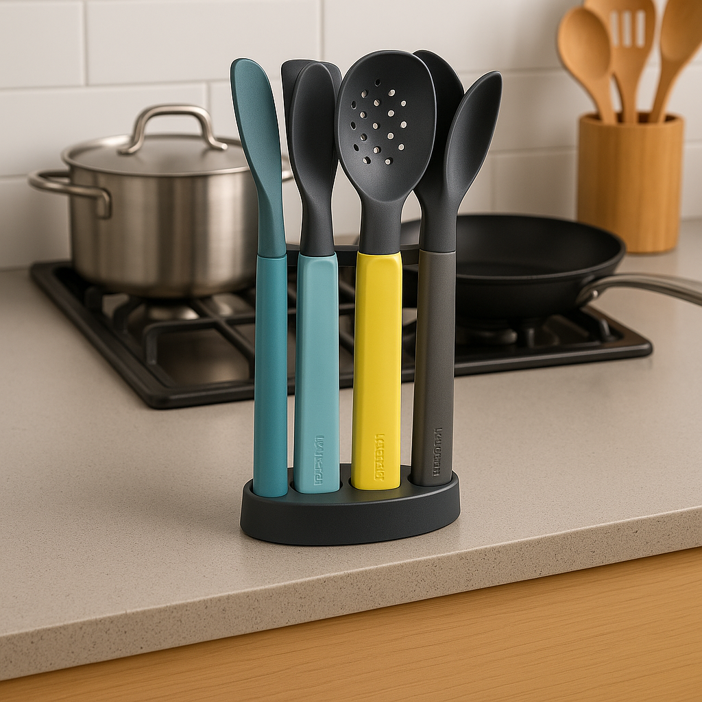 5 Kitchen Tool Piece Silicone Set By Joseph Joseph