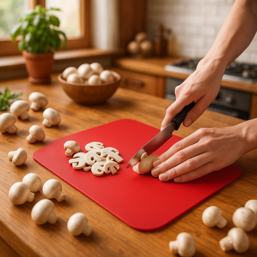Cutting Board Duo Foldable Red By Joseph Joseph
