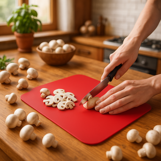 Cutting Board Duo Foldable Red By Joseph Joseph