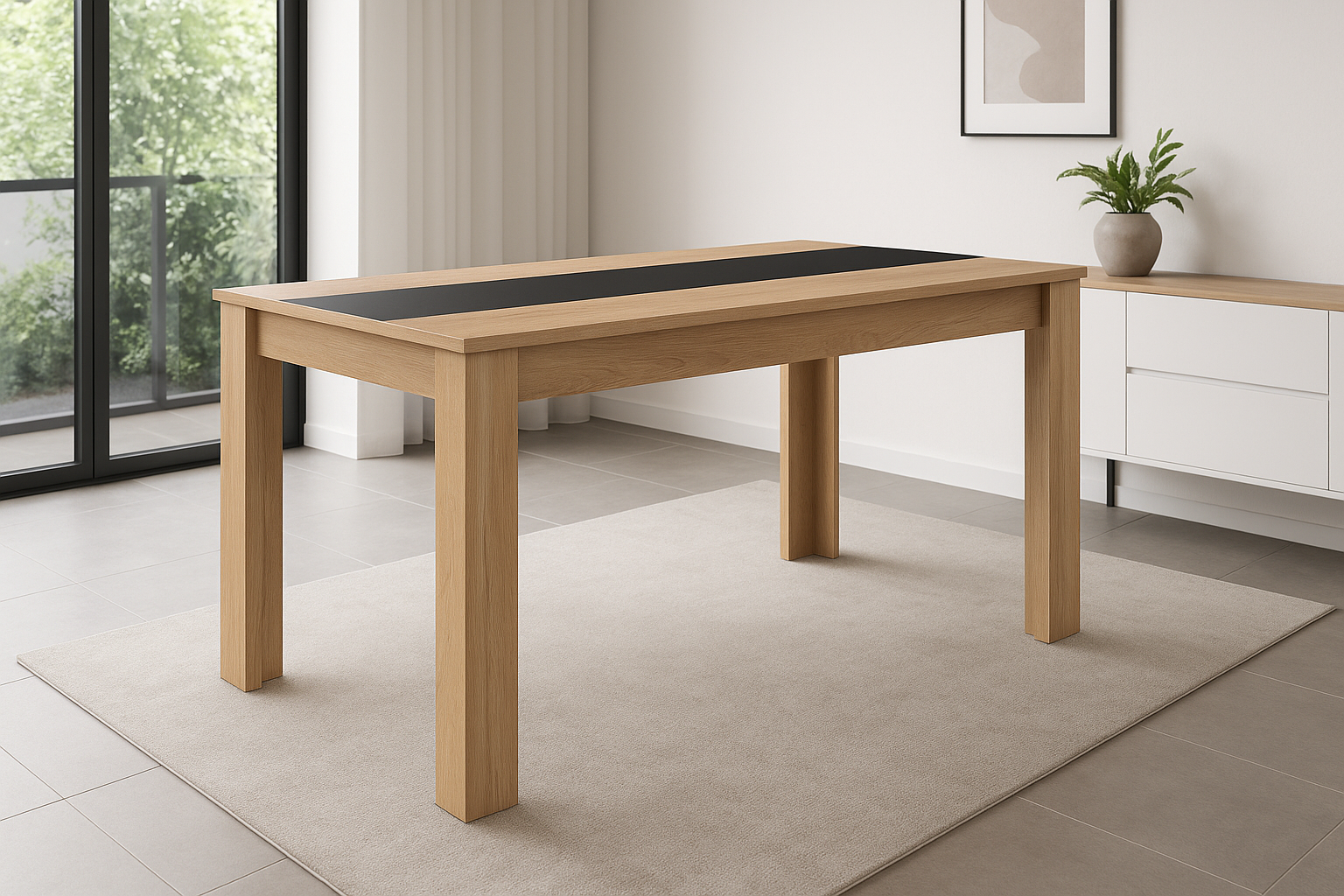 Dining table by Finori Sonoma Oak Color