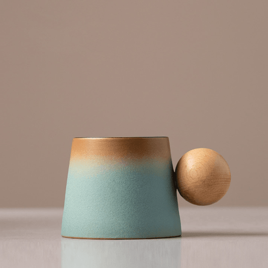 Retro Coarse Pottery Gradient Ceramic Coffee Cup 200ML