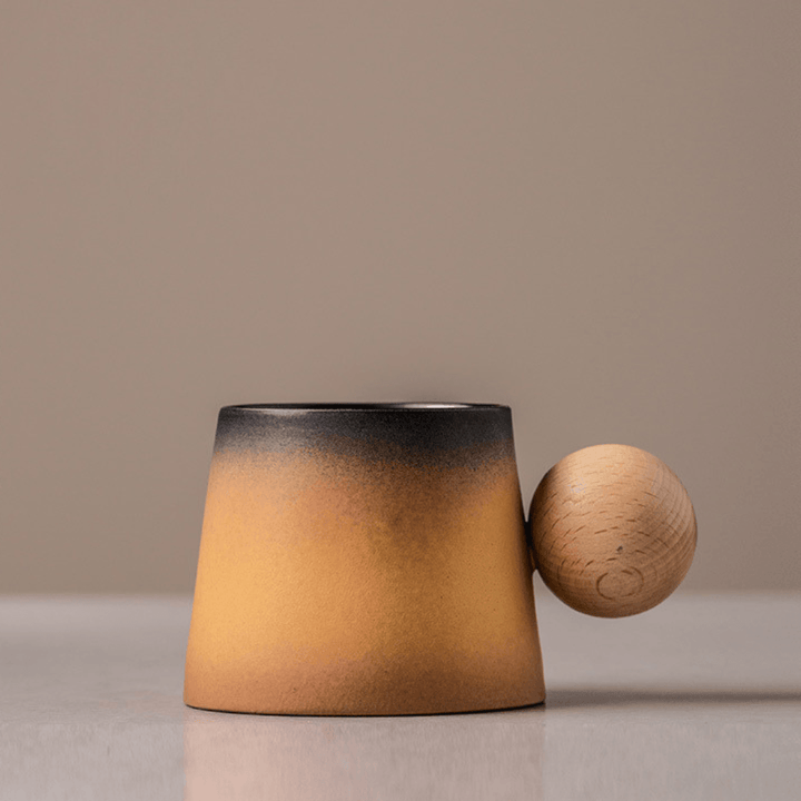 Retro Coarse Pottery Gradient Ceramic Coffee Cup 200ML