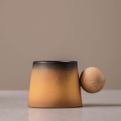 Retro Coarse Pottery Gradient Ceramic Coffee Cup 200ML