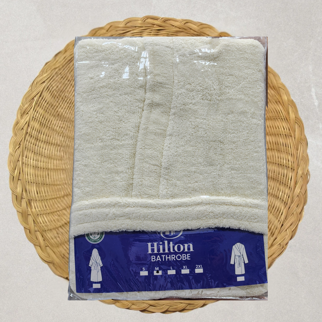 Premium Cotton Hooded Bathrobe