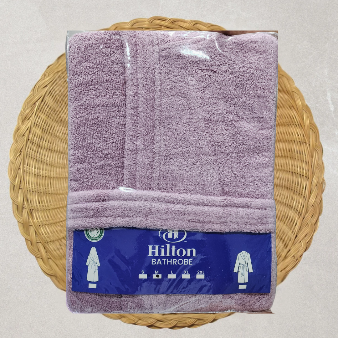 Premium Cotton Hooded Bathrobe