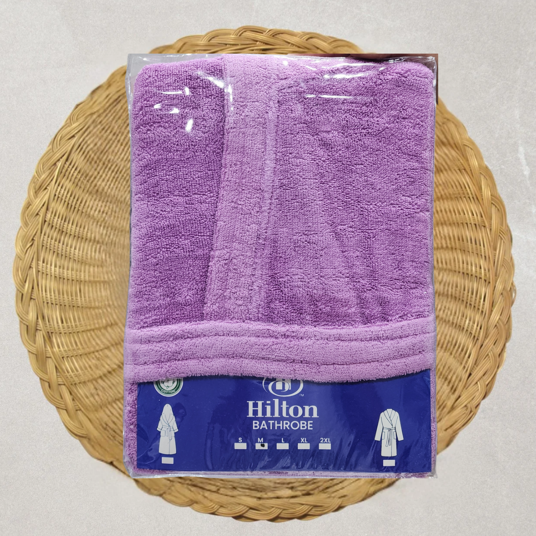 Premium Cotton Hooded Bathrobe