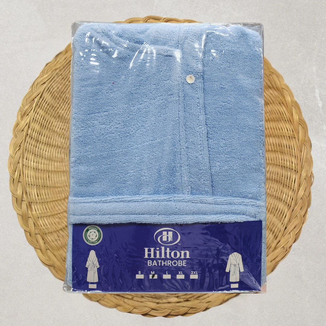 Premium Cotton Hooded Bathrobe
