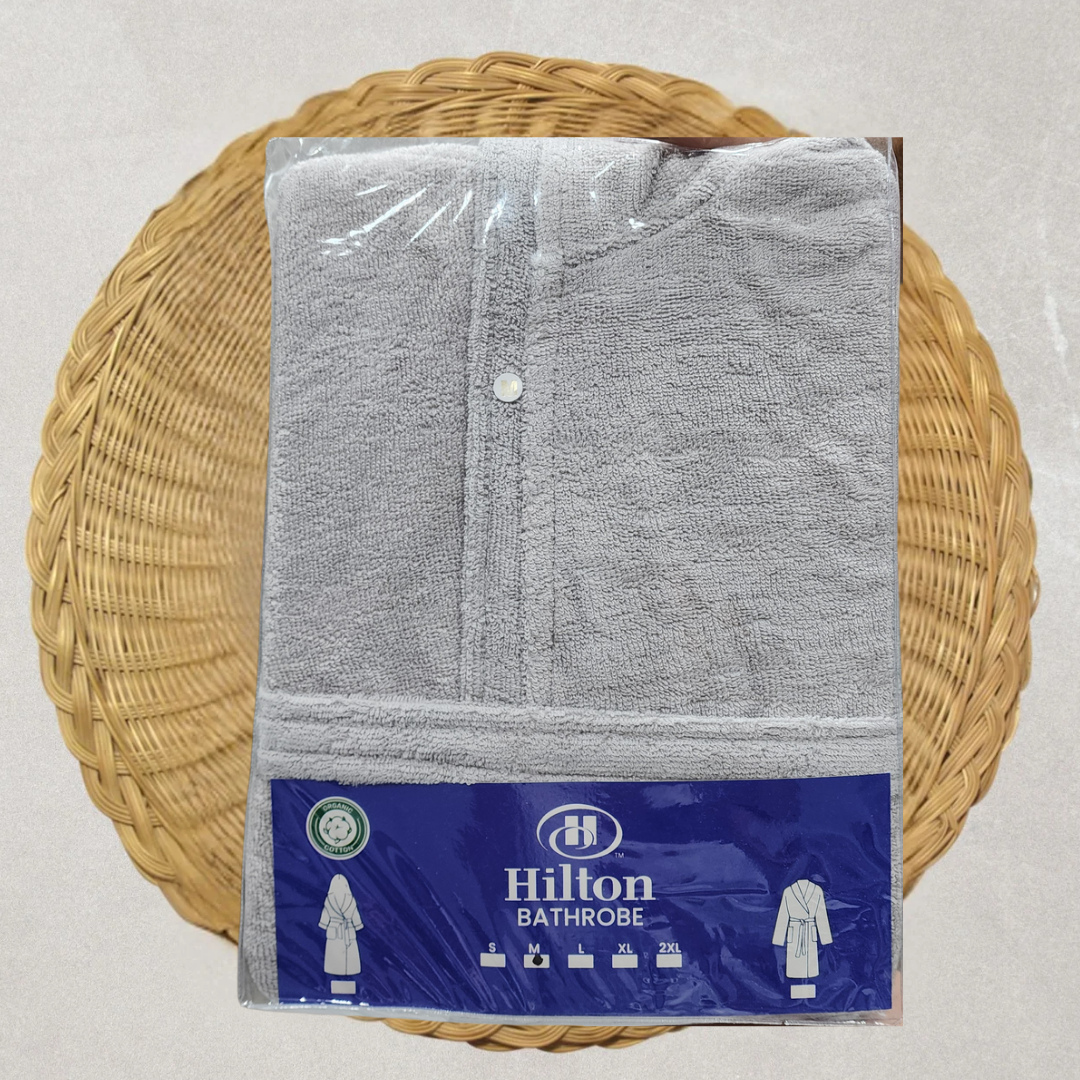 Premium Cotton Hooded Bathrobe