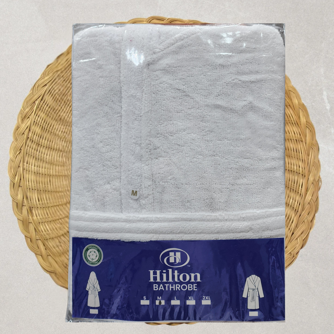 Premium Cotton Hooded Bathrobe