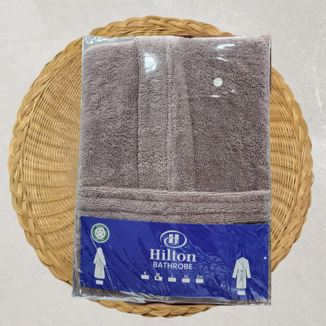 Premium Cotton Hooded Bathrobe