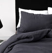 Vintage Duvet Cover Set Gray - KING SIZE