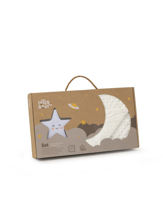 Interbaby Baby Gift Set with Moon and Star