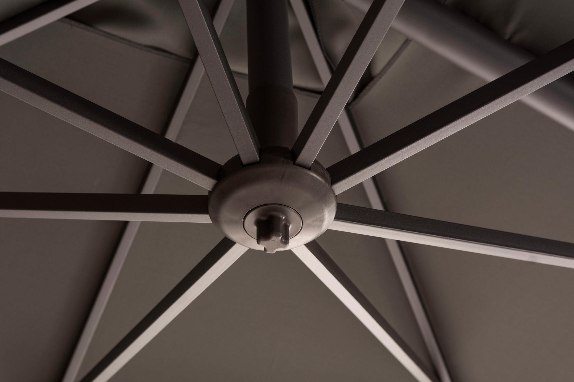 Parasol Roma Black/Anthracite 3x3m
