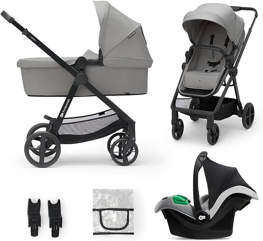 Stroller Kinderkraft 3 In 1 Newly Moonlight Gray