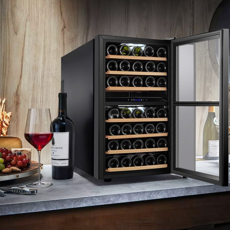 Vivino WCD-43 Compressor Wine Cellar Dual Zone 43 Bottles