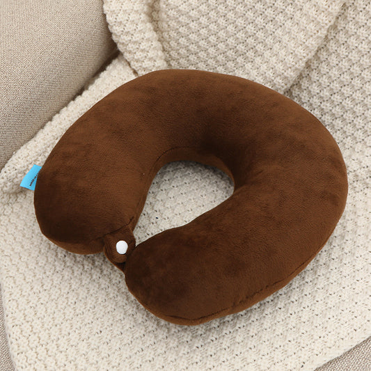 U-Shaped Micro Beads Neck Head Support Travel Pillow