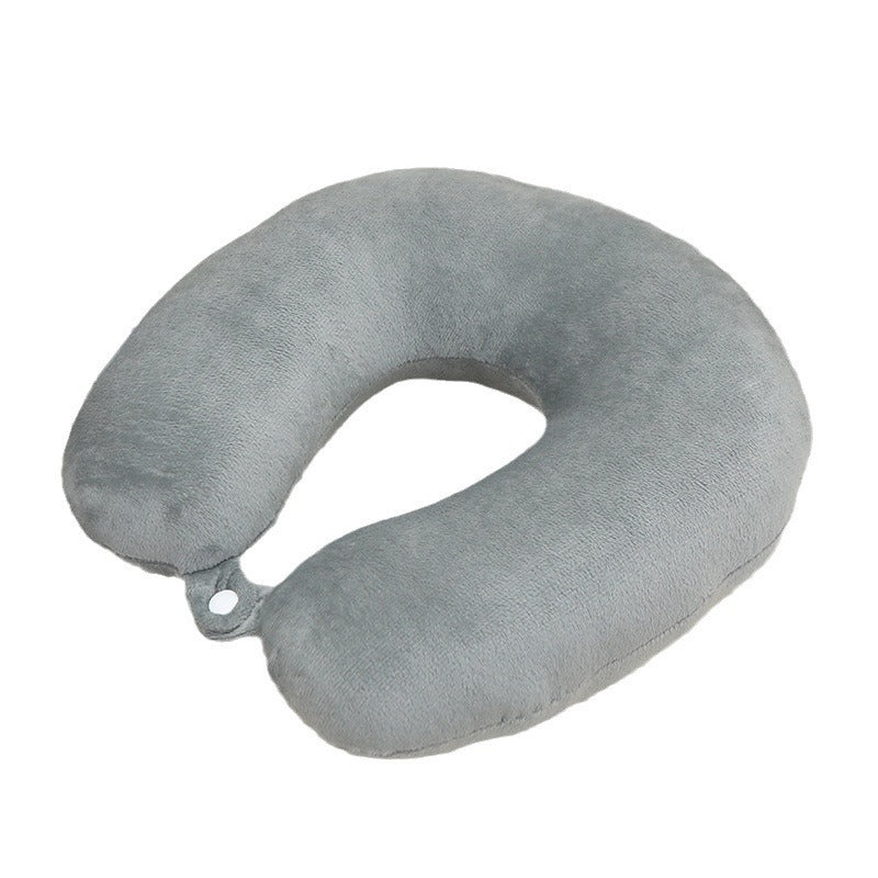 U-Shaped Micro Beads Neck Head Support Travel Pillow